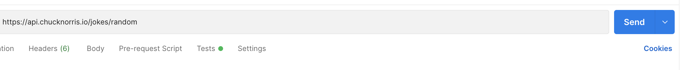 First API Request